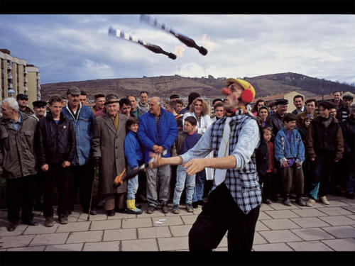 © Malik-Nahassia - Clowns Sans Frontières - Bosnie - 1995