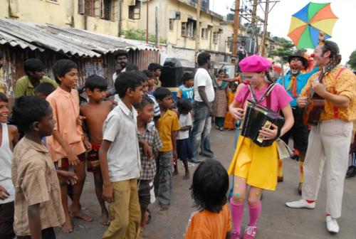 © Clowns Sans Frontières - Inde - 2009