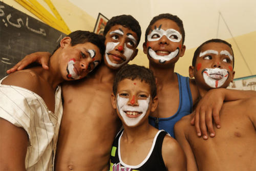 © Christophe Raynaud de Lage - Clowns Sans Frontières - Maroc - 2006