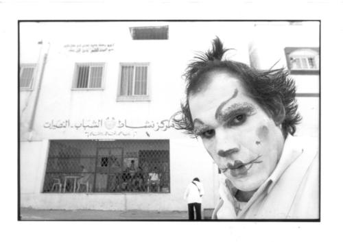 © Christophe Raynaud de Lage - Clowns Sans Frontières - Palestine - 2002